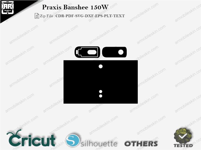 Praxis Banshee 150W Skin Template Vector