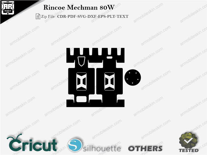 Rincoe Mechman 80W Skin Template Vector