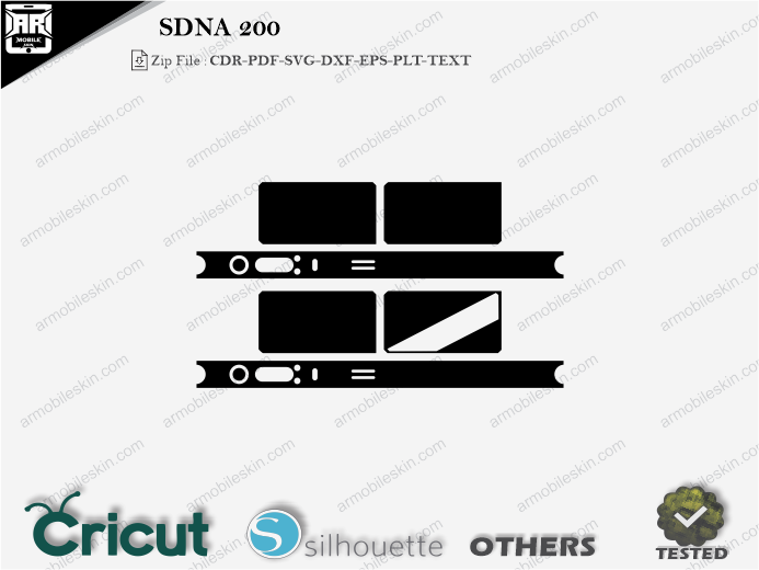 SDNA 200 Skin Template Vector