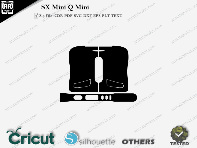 SX Mini Q Mini Skin Template Vector