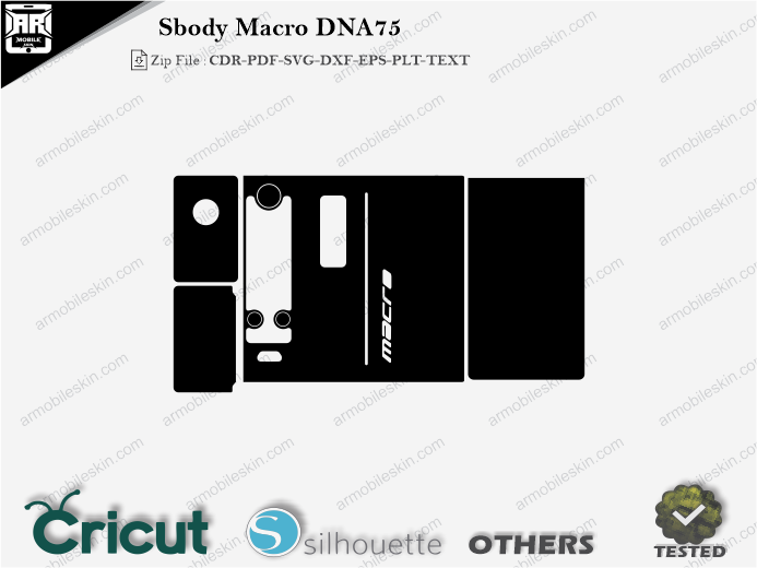 Sbody Macro DNA75 Skin Template Vector