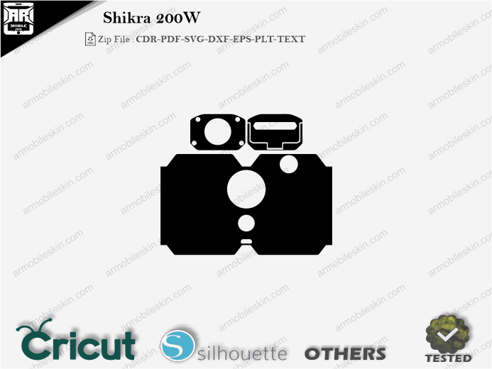 Shikra 200W Skin Template Vector