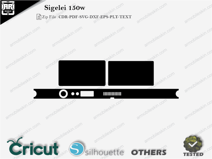 Sigelei 150w Skin Template Vector