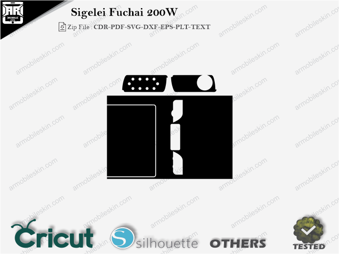 Sigelei Fuchai 200W Skin Template Vector