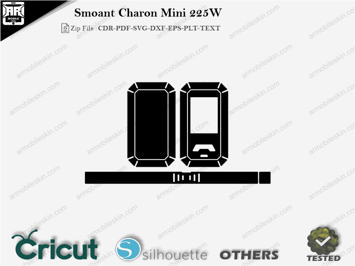 Smoant Charon Mini 225W Skin Template Vector