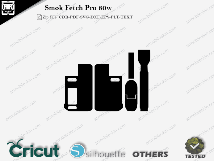 Smok Fetch Pro 80w Skin Template Vector