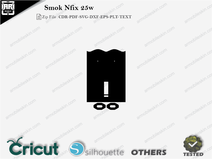 Smok Nfix 25w Skin Template Vector