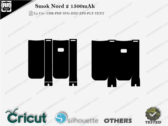 Smok Nord 2 1500mAh Skin Template Vector