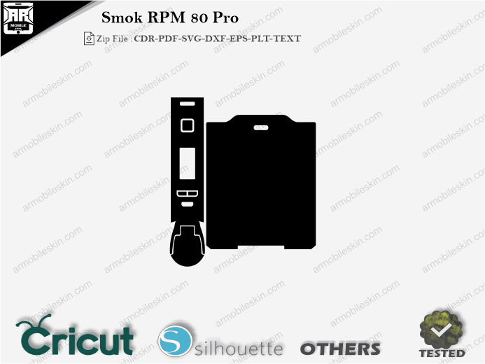 Smok RPM 80 Pro Skin Template Vector