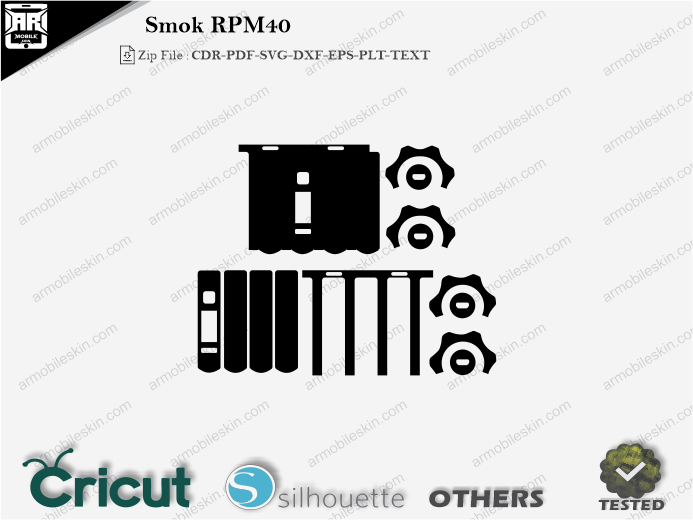 Smok RPM40 Skin Template Vector