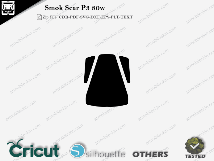 Smok Scar P3 80w Skin Template Vector