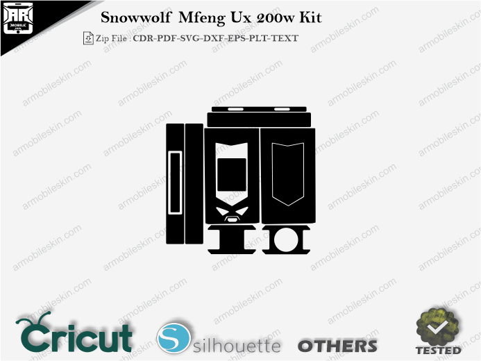 Snowwolf Mfeng Ux 200w Kit Skin Template Vector