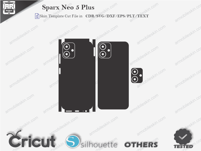 Sparx Neo 5 Plus Skin Template Vector