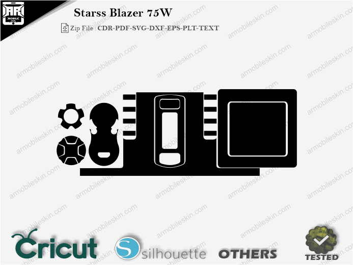 Starss Blazer 75W Skin Template Vector