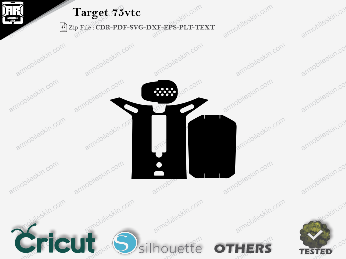 Target 75vtc Skin Template Vector