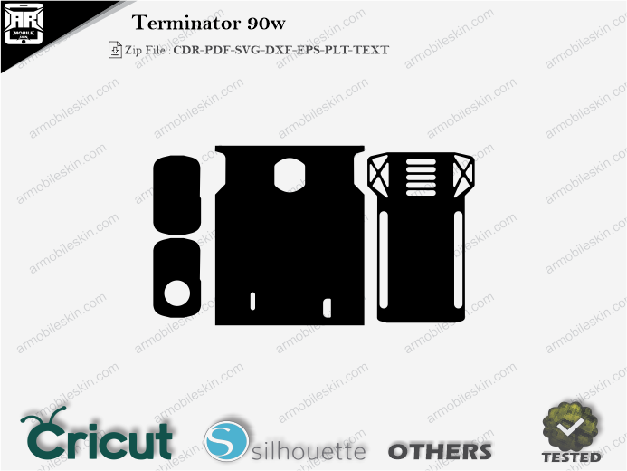 Terminator 90w Skin Template Vector