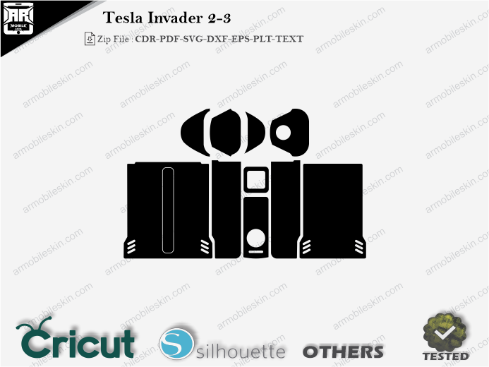 Tesla Invader 2-3 Skin Template Vector