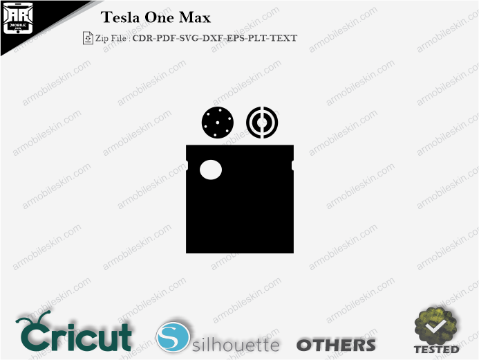 Tesla One Max Skin Template Vector