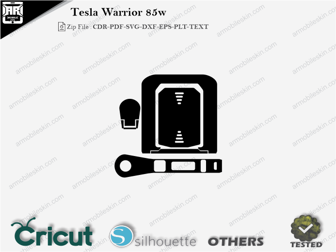 Tesla Warrior 85w Skin Template Vector