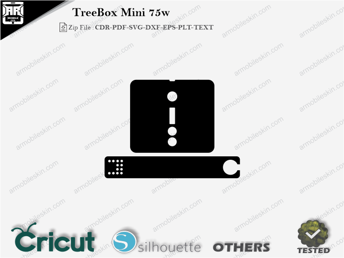 TreeBox Mini 75w Skin Template Vector