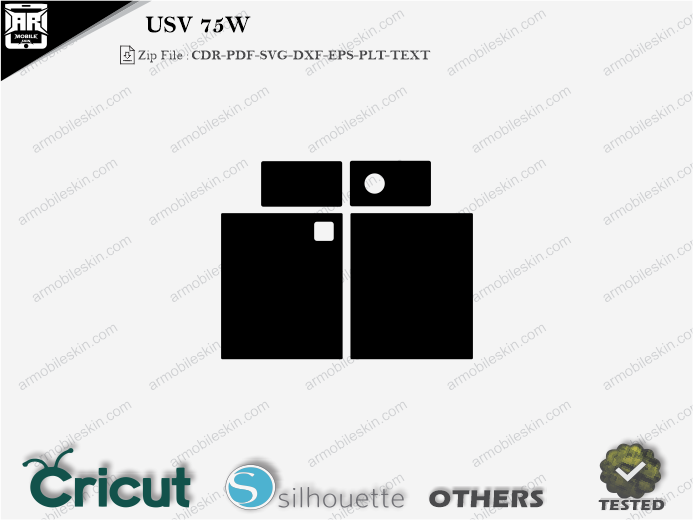 USV 75W Skin Template Vector