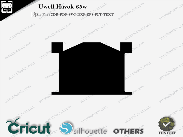 Uwell Havok 65w Skin Template Vector