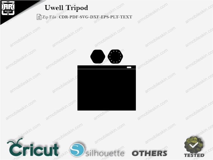 Uwell Tripod Skin Template Vector