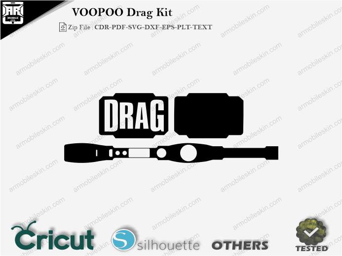 VOOPOO Drag Kit Skin Template Vector