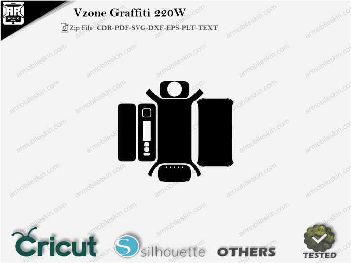 VZone Graffiti 220W Skin Template Vector