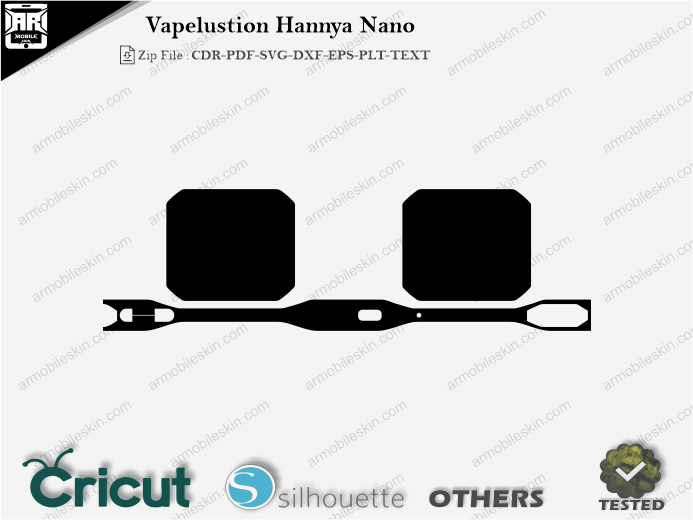 Vapelustion Hannya Nano Skin Template Vector