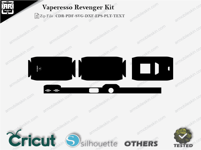 Vaperesso Revenger Kit Skin Template Vector