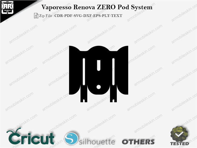 Vaporesso Renova ZERO Pod System Skin Template Vector