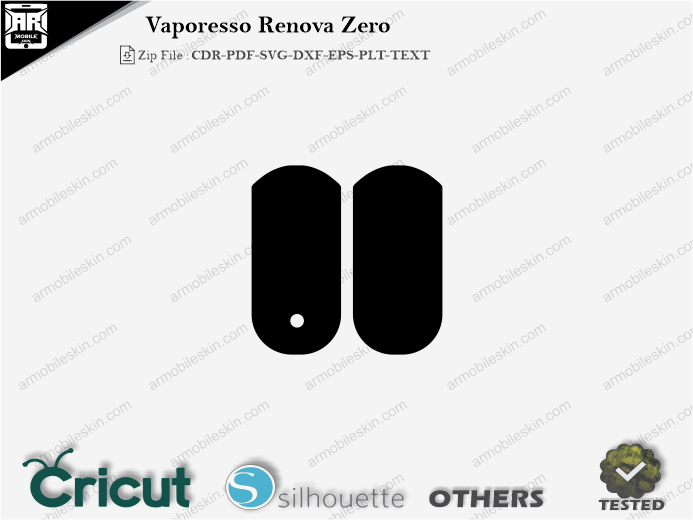 Vaporesso Renova Zero Skin Template Vector