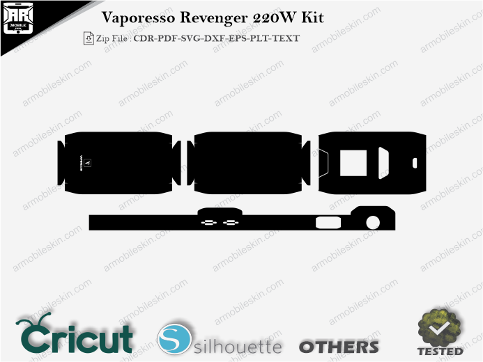 Vaporesso Revenger 220W Kit Skin Template Vector