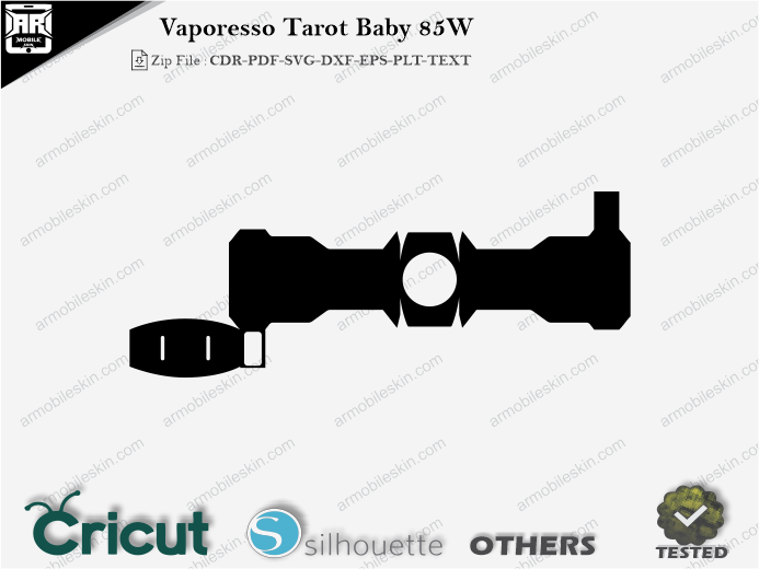 Vaporesso Tarot Baby 85W Skin Template Vector