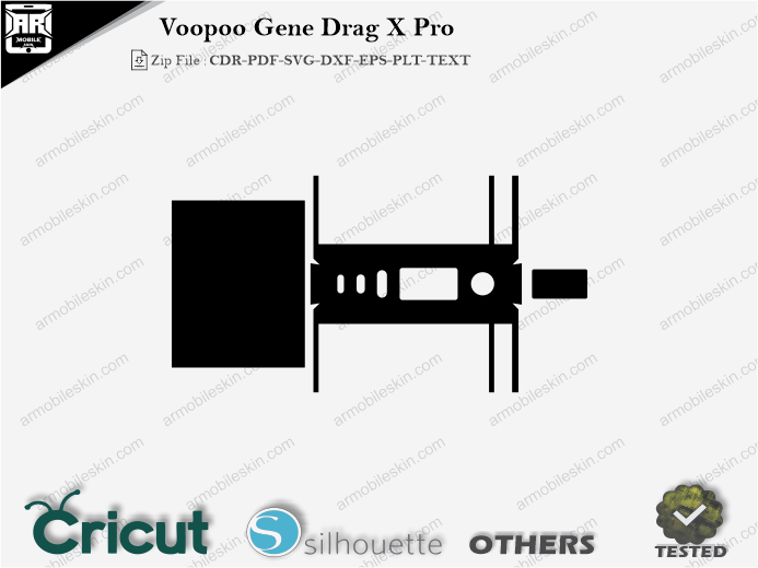 Voopoo Gene Drag X Pro Skin Template Vector