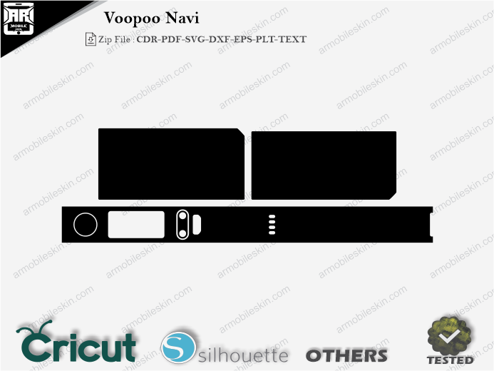 Voopoo Navi Skin Template Vector