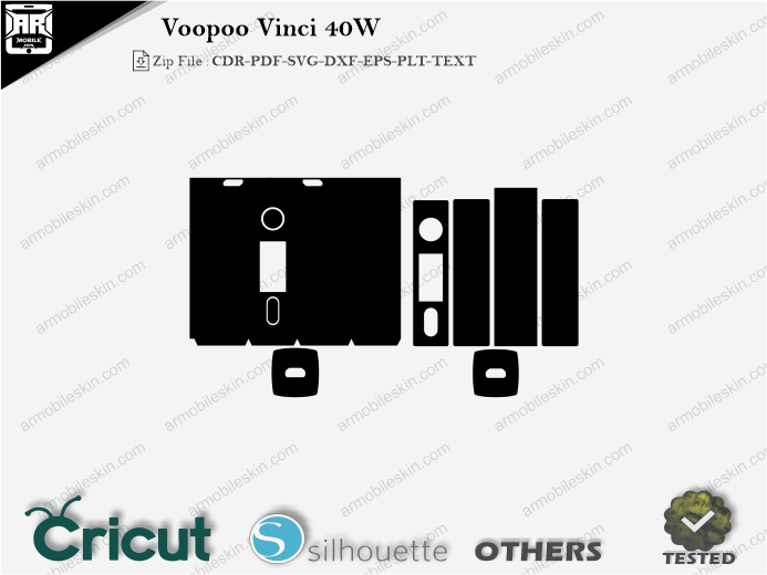 Voopoo Vinci 40W Skin Template Vector