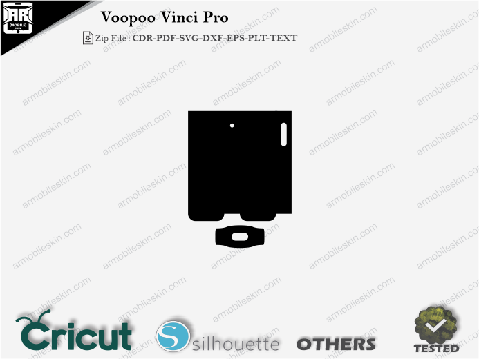 Voopoo Vinci Pro Skin Template Vector