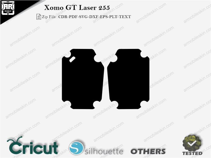 Xomo GT Laser 255 Skin Template Vector