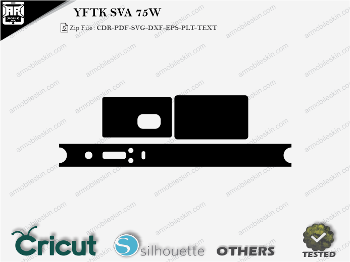 YFTK SVA 75W Skin Template Vector