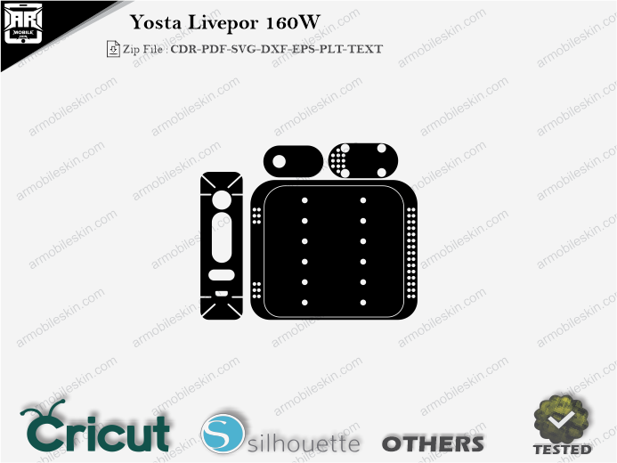 Yosta Livepor 160W Skin Template Vector