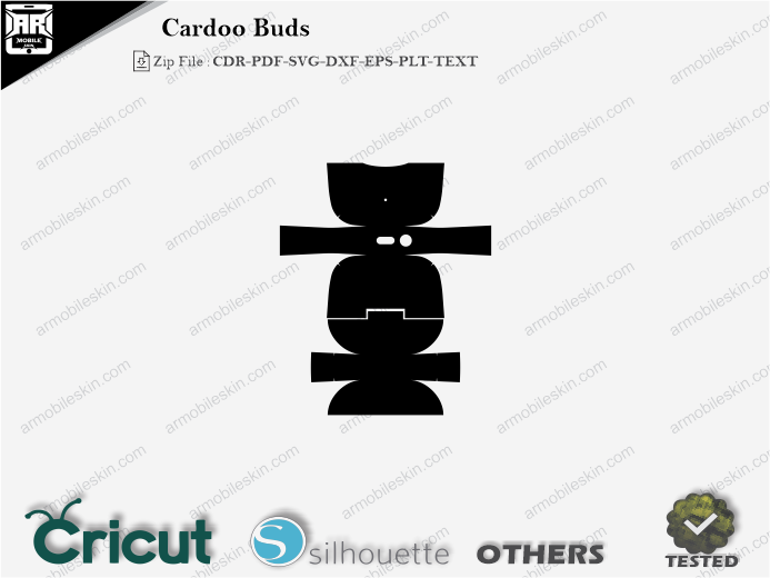 Cardoo Buds Skin Template Vector