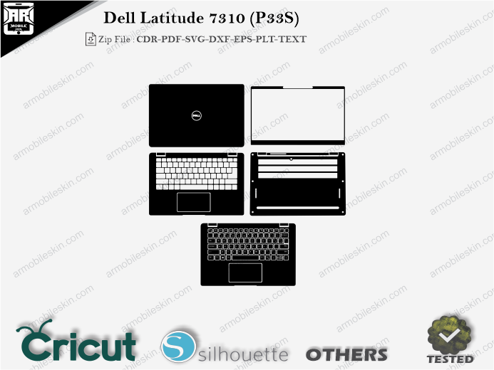 Dell Latitude 7310 (P33S) Skin Template Vector