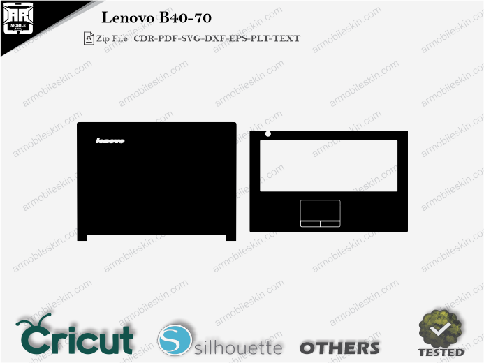 Lenovo B40-70 Skin Template Vector