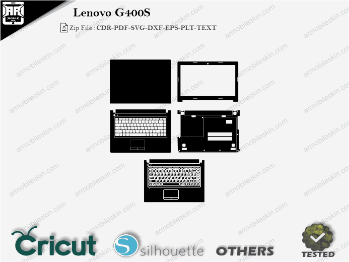 Lenovo G400S Skin Template Vector