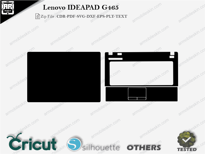 Lenovo IDEAPAD G465 Skin Template Vector