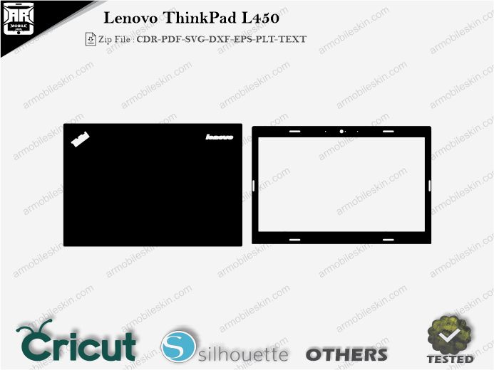 Lenovo ThinkPad L450 Skin Template Vector