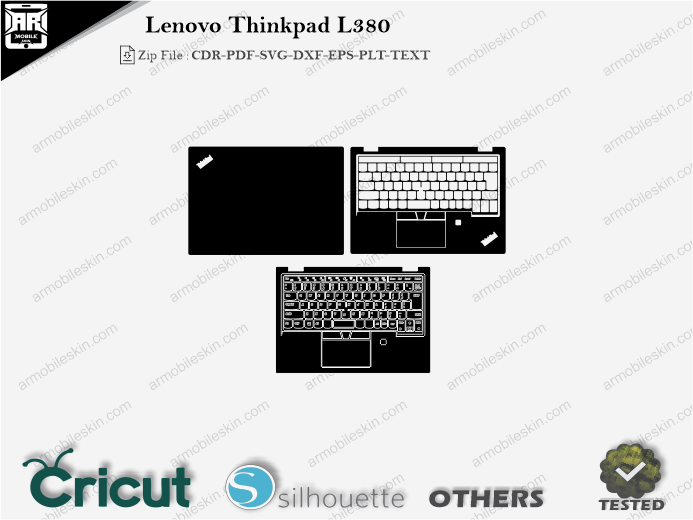 Lenovo Thinkpad L380 Skin Template Vector