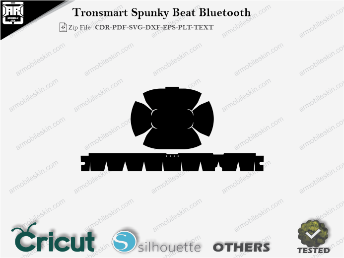 Tronsmart Spunky Beat Bluetooth Skin Template Vector